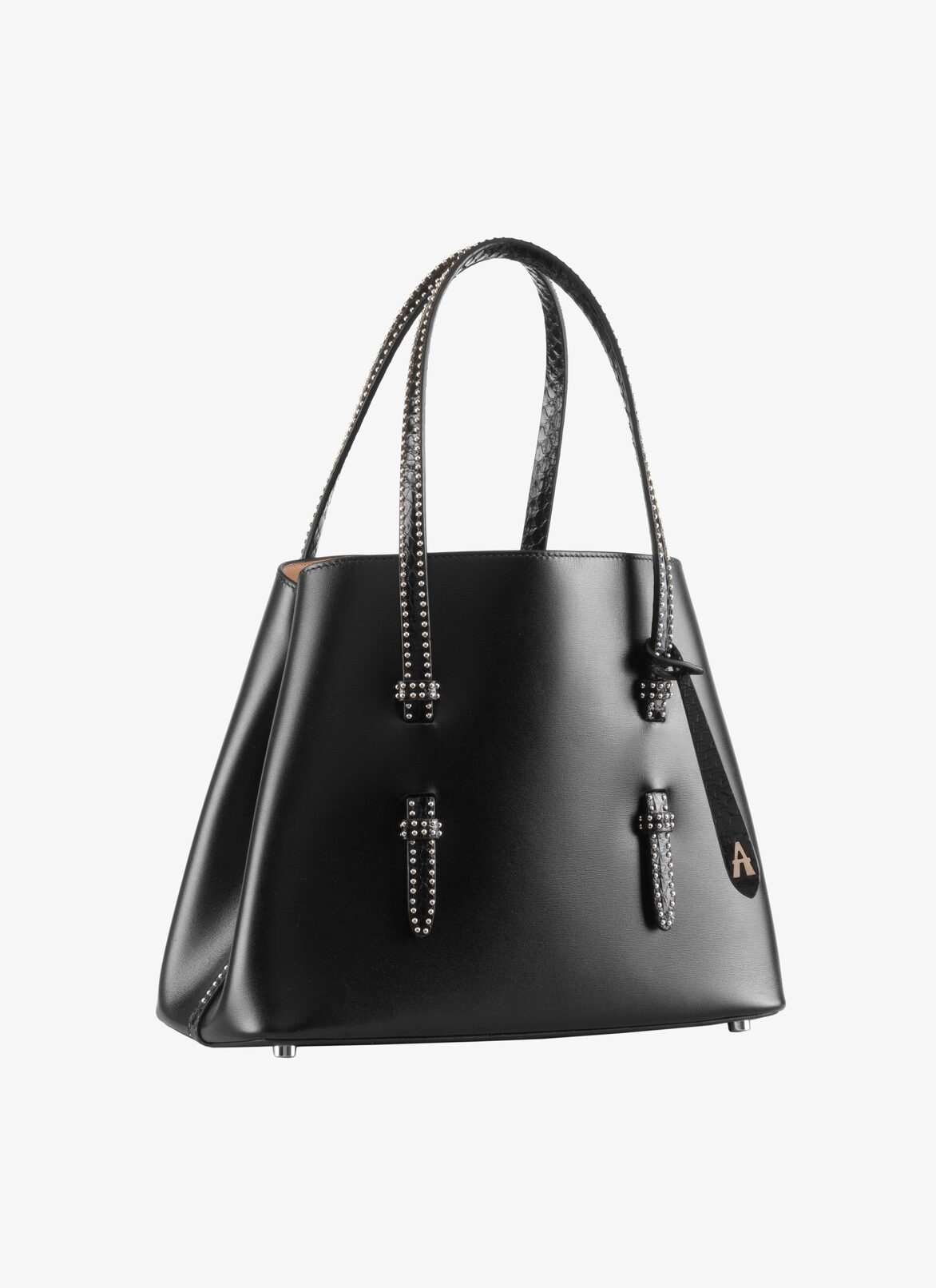 Mina 25 Tote Bag ALAÏA BLACK MINA 25 TOTE BAG